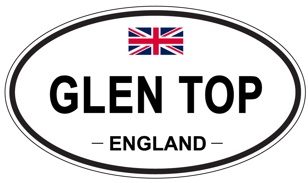 GLEN TOP, England - Oval Magnet