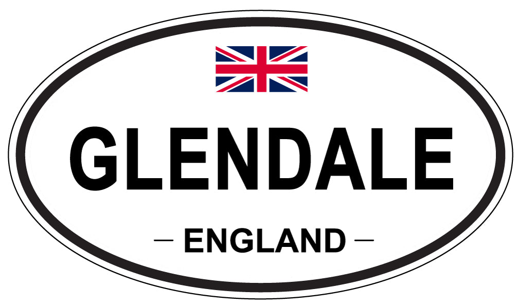 GLENDALE, England - Oval Magnet