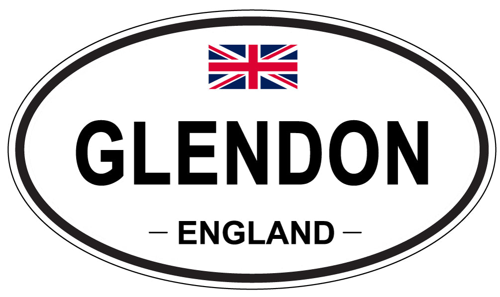 GLENDON, England - Oval Magnet