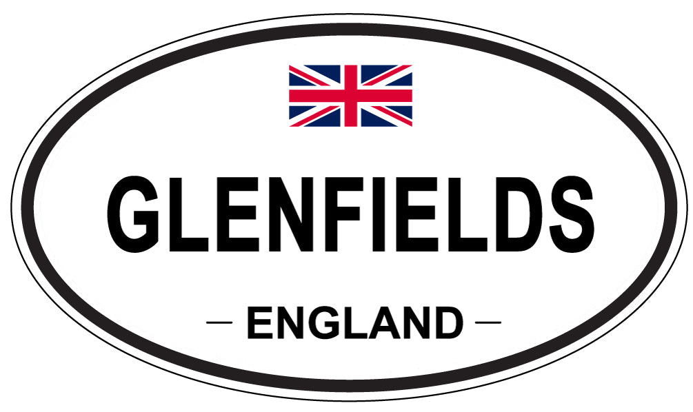 GLENFIELDS, England - Oval Magnet