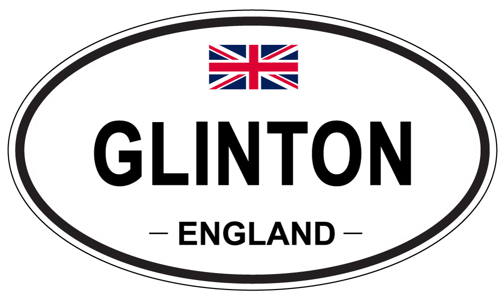 GLINTON, England - Oval Magnet