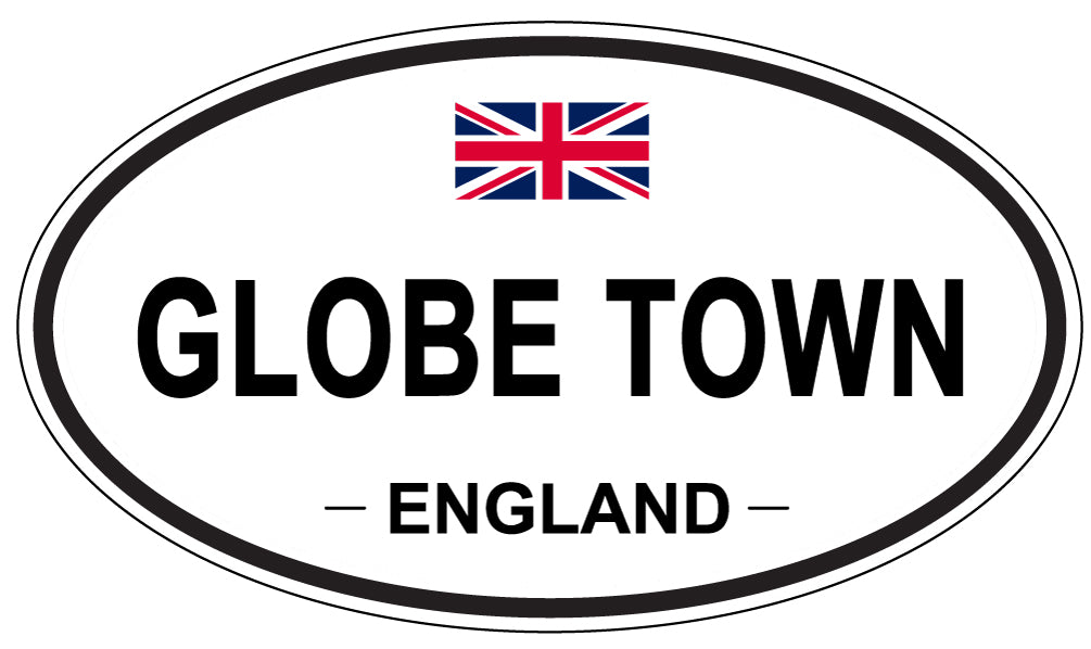 GLOBE TOWN, ENGLAND - Oval Sticker