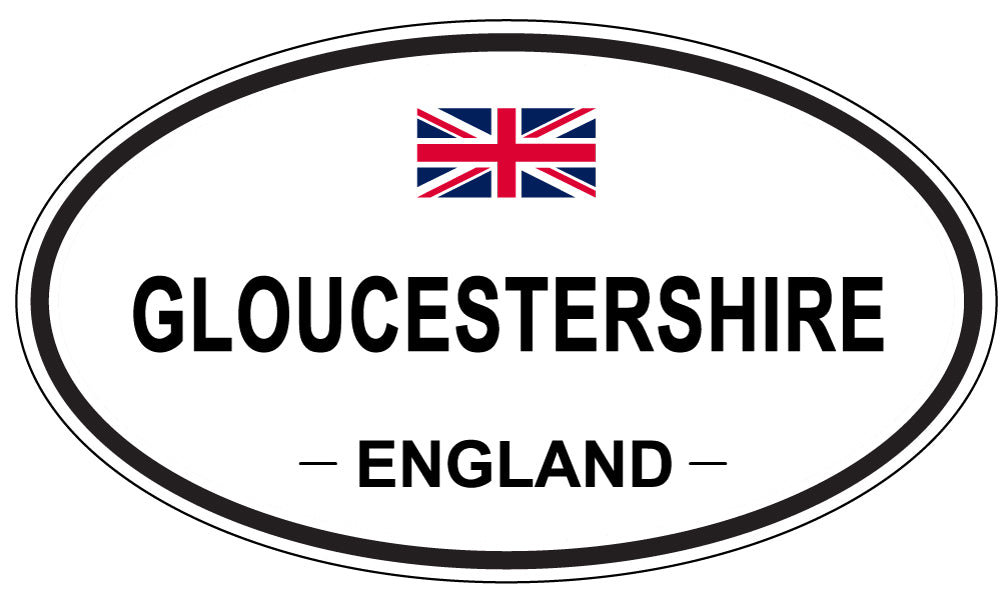 GLOUCESTERSHIRE, England - Oval Magnet