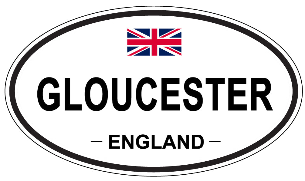 GLOUCESTER, England - Oval Magnet