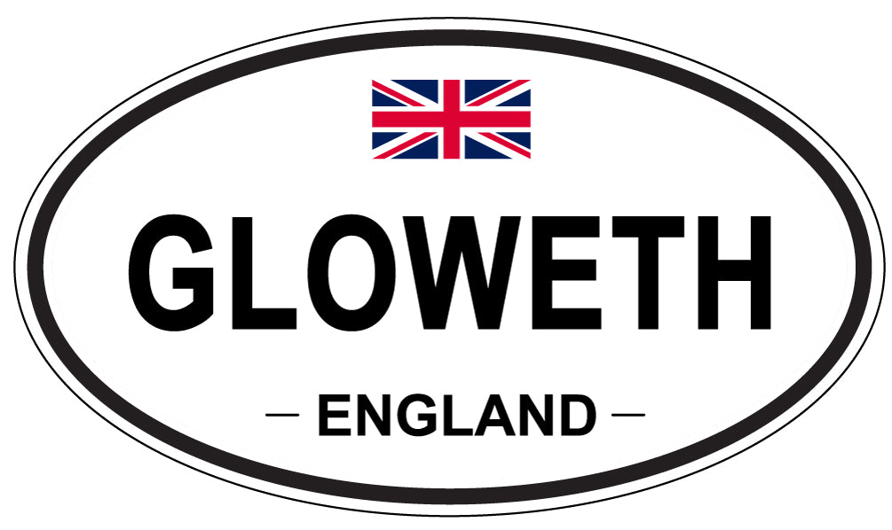 GLOWETH, England - Oval Magnet