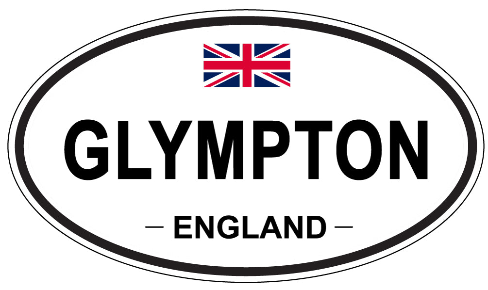 GLYMPTON, England - Oval Magnet