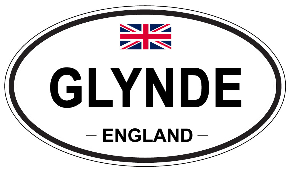 GLYNDE, England - Oval Magnet