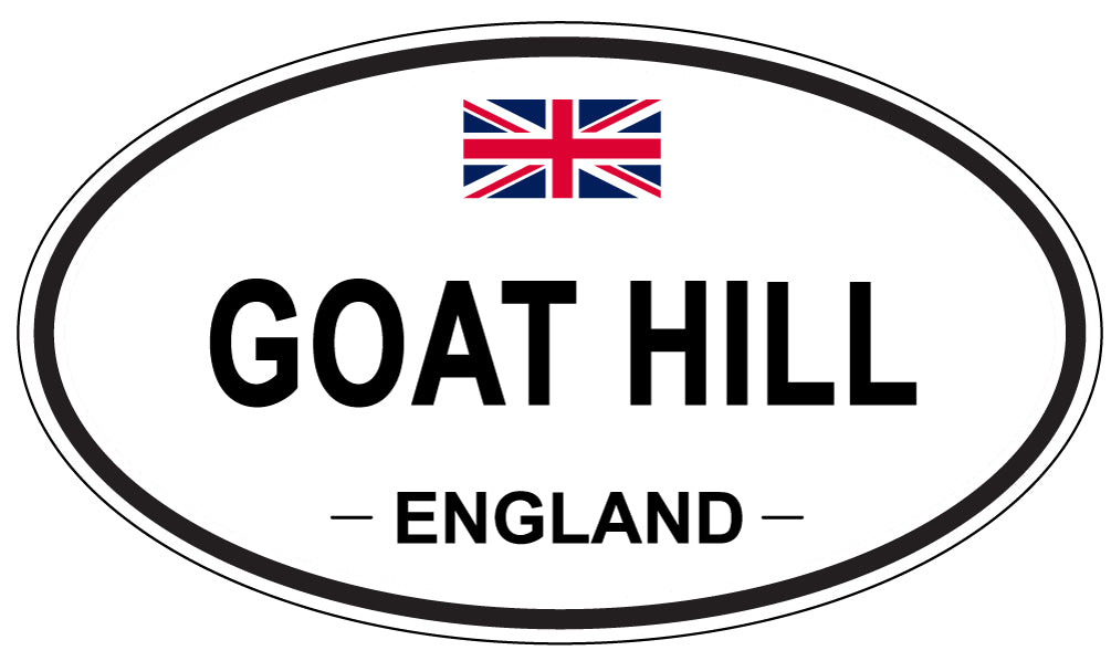 GOAT HILL, England - Oval Magnet