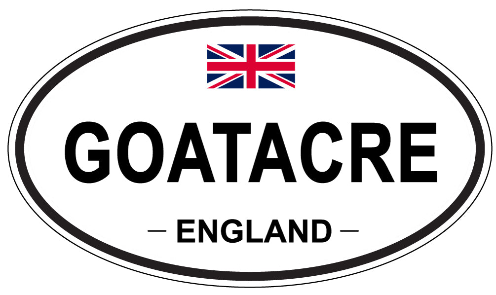 GOATACRE, England - Oval Magnet