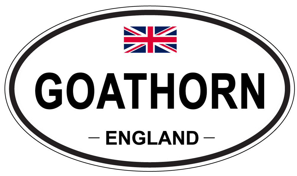 GOATHORN, ENGLAND - Oval Sticker