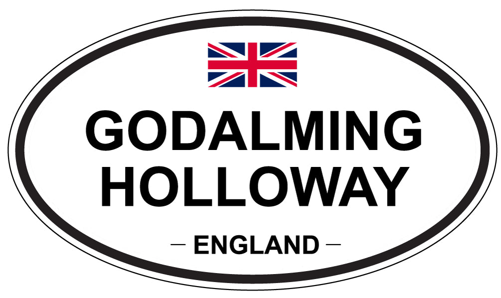 GODALMING HOLLOWAY, ENGLAND - Oval Sticker