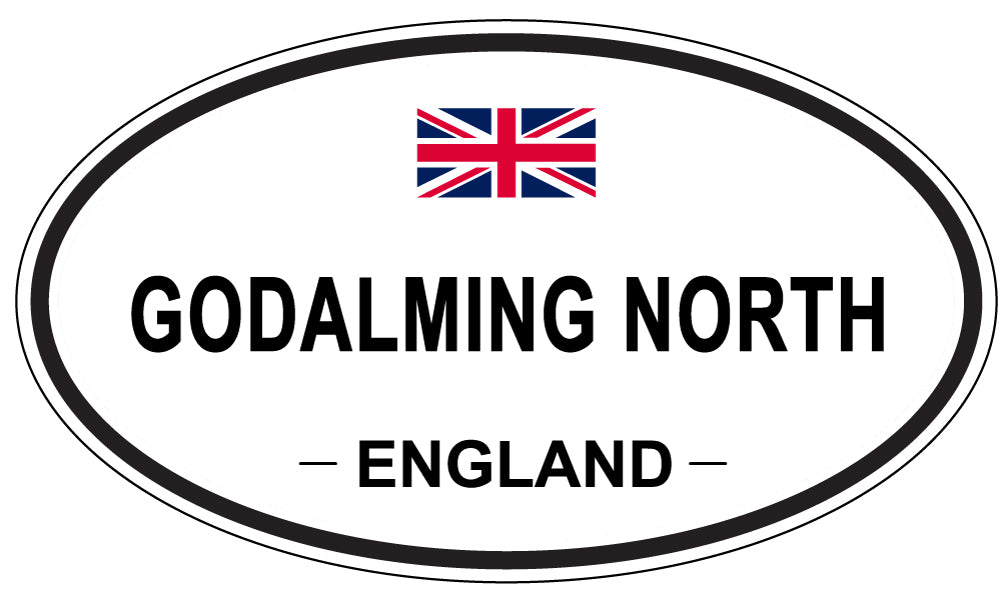GODALMING NORTH, England - Oval Magnet