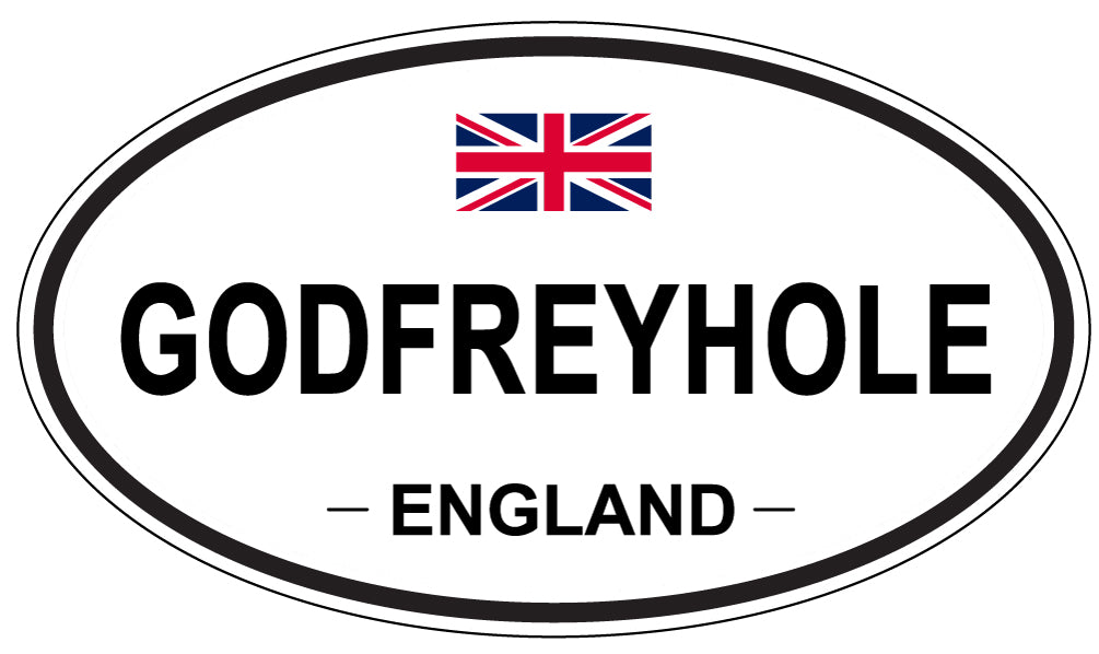 GODFREYHOLE, England - Oval Magnet