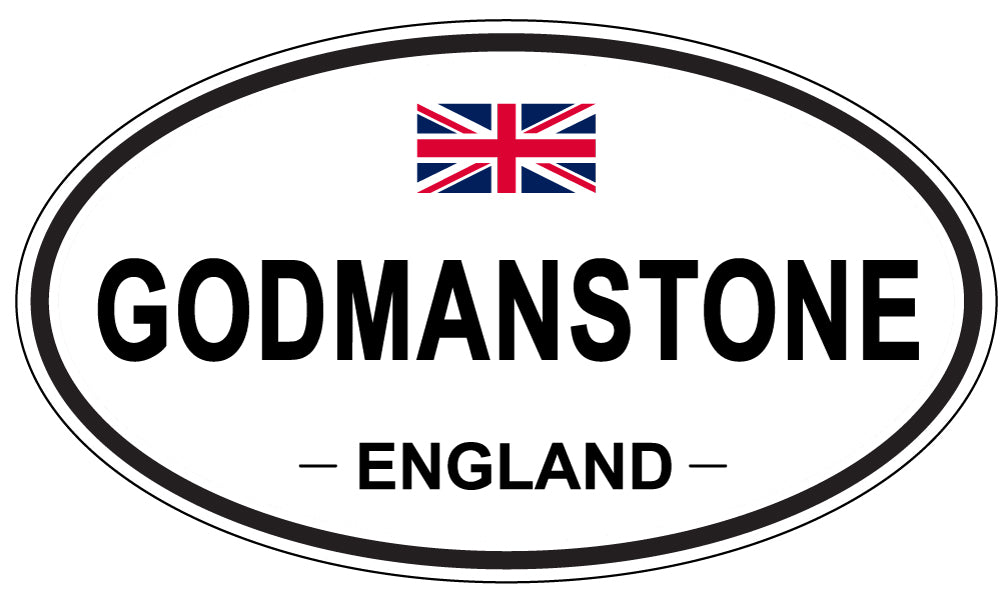 GODMANSTONE, ENGLAND - Oval Sticker