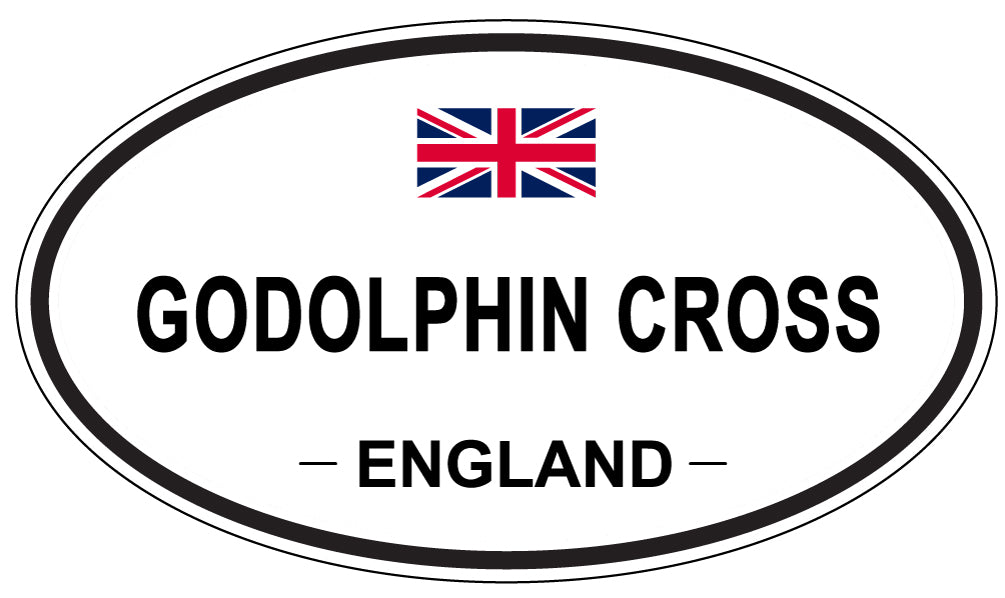 GODOLPHIN CROSS, England - Oval Magnet
