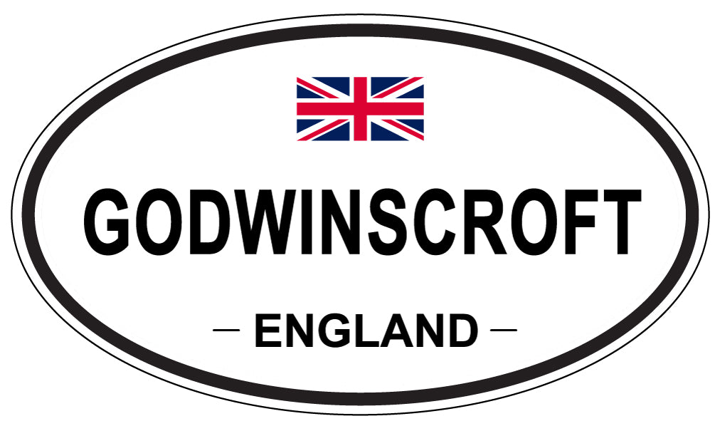 GODWINSCROFT, ENGLAND - Oval Sticker