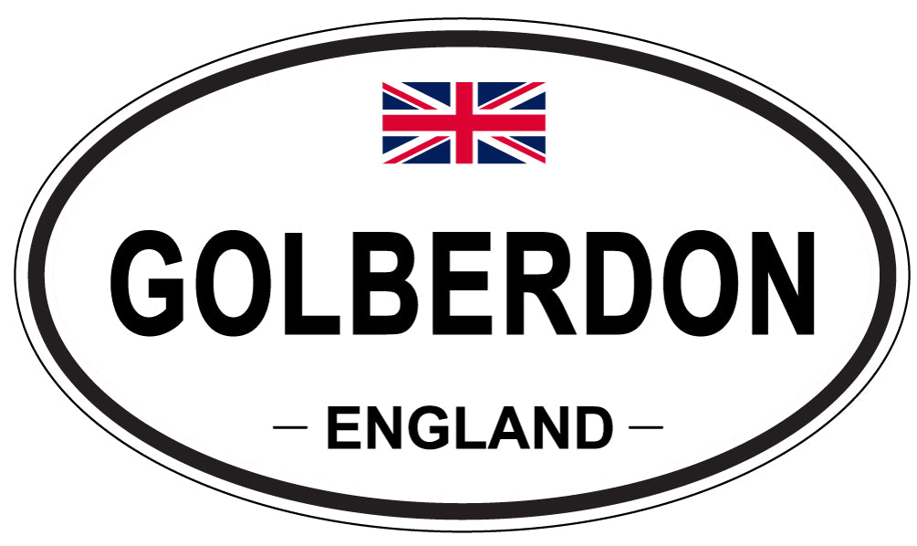 GOLBERDON, England - Oval Magnet