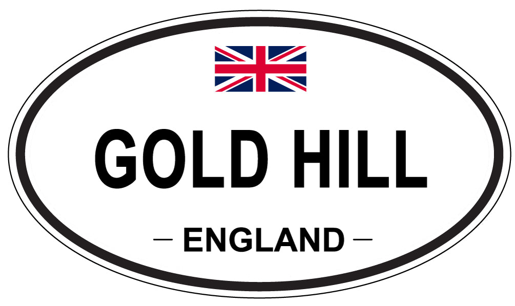 GOLD HILL, England - Oval Magnet