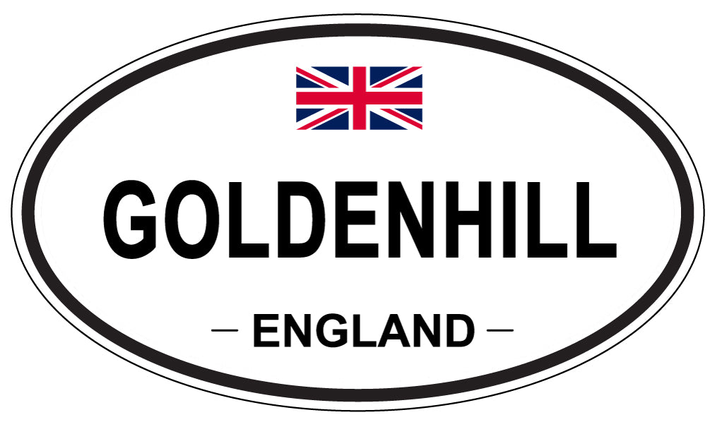 GOLDENHILL, England - Oval Magnet