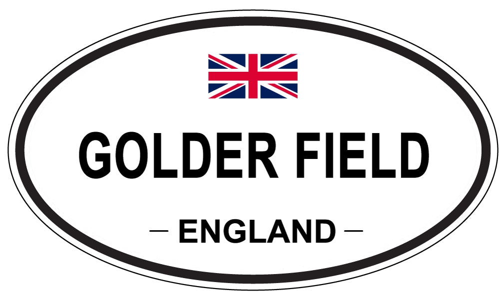 GOLDER FIELD, England - Oval Magnet