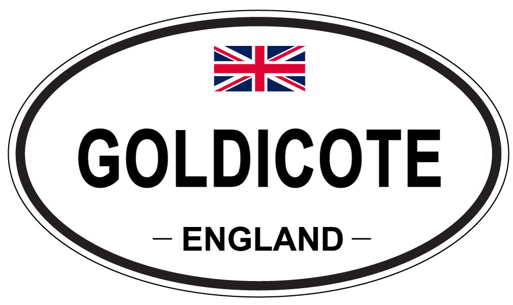 GOLDICOTE, ENGLAND - Oval Sticker