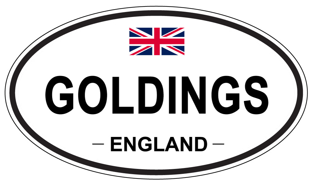 GOLDINGS, England - Oval Magnet