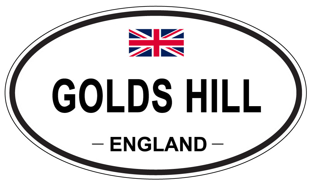 GOLDS HILL, England - Oval Magnet