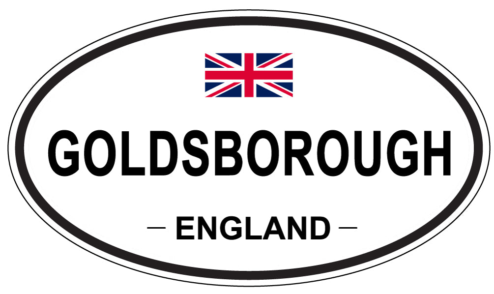 GOLDSBOROUGH, ENGLAND - Oval Sticker
