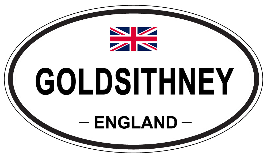 GOLDSITHNEY, ENGLAND - Oval Sticker