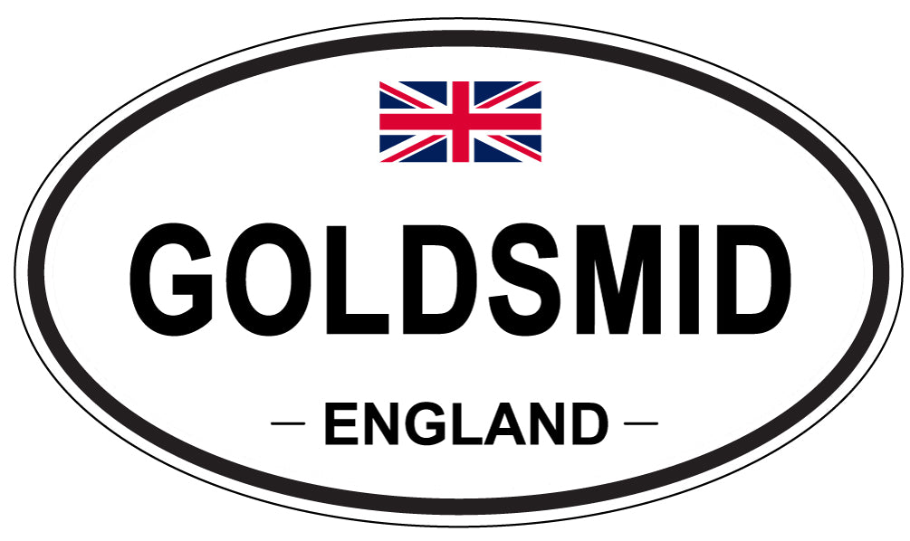 GOLDSMID, ENGLAND - Oval Sticker