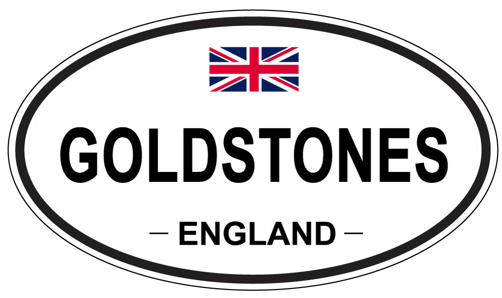 GOLDSTONES, England - Oval Magnet