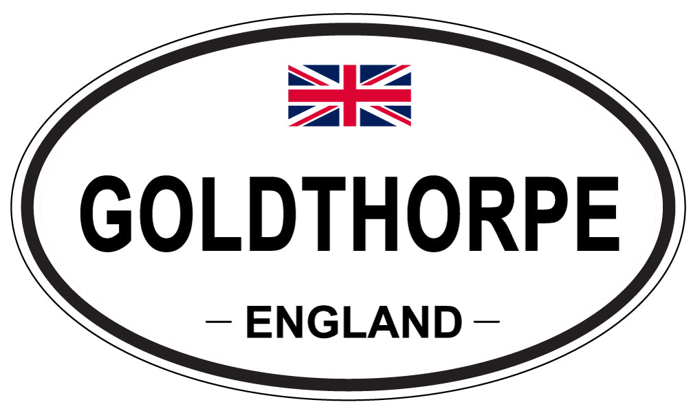 GOLDTHORPE, ENGLAND - Oval Sticker