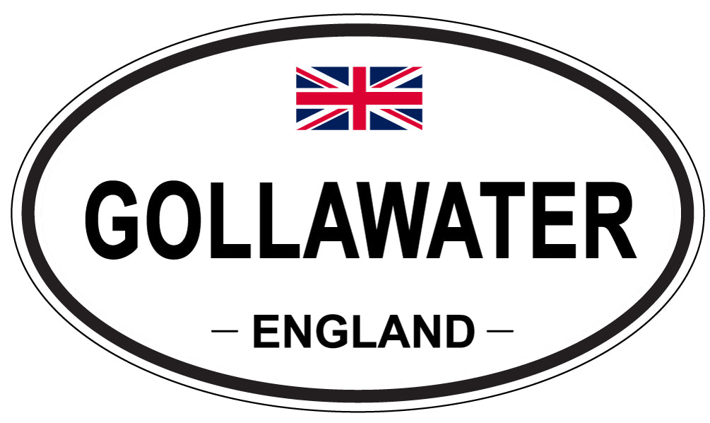GOLLAWATER, England - Oval Magnet