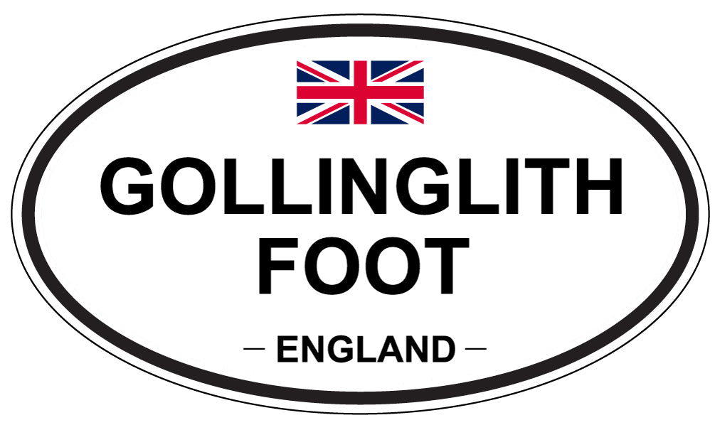 GOLLINGLITH FOOT, England - Oval Magnet