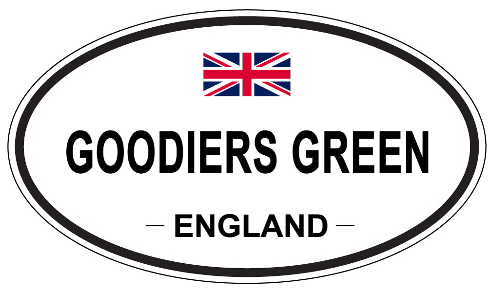 GOODIERS GREEN, England - Oval Magnet