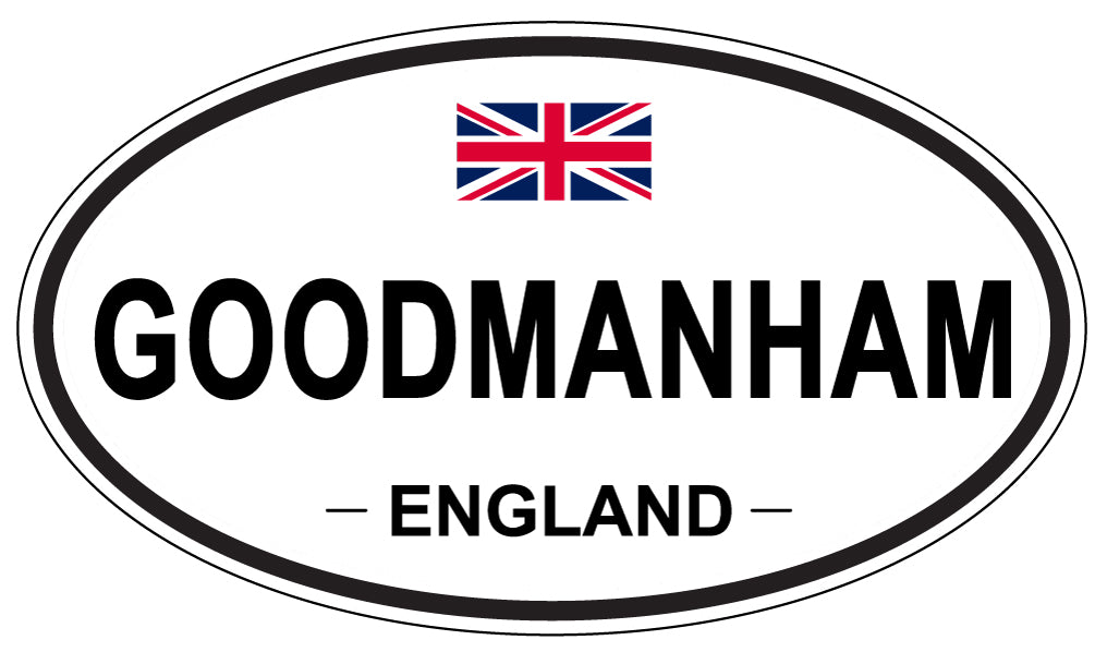 GOODMANHAM, England - Oval Magnet