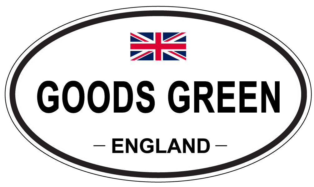 GOODS GREEN, England - Oval Magnet