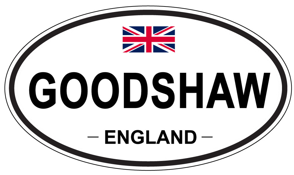 GOODSHAW, England - Oval Magnet