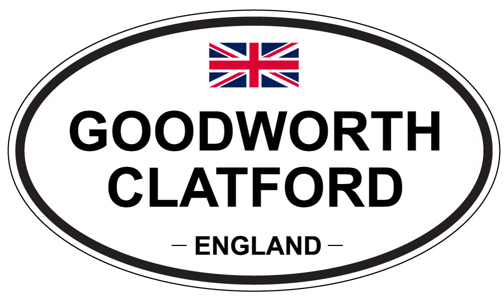 GOODWORTH CLATFORD, ENGLAND - Oval Sticker
