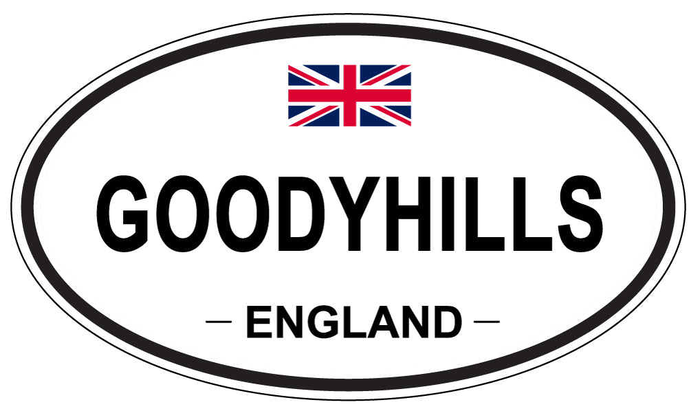 GOODYHILLS, England - Oval Magnet