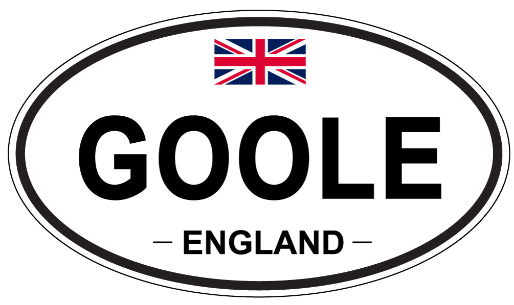 GOOLE, ENGLAND - Oval Sticker