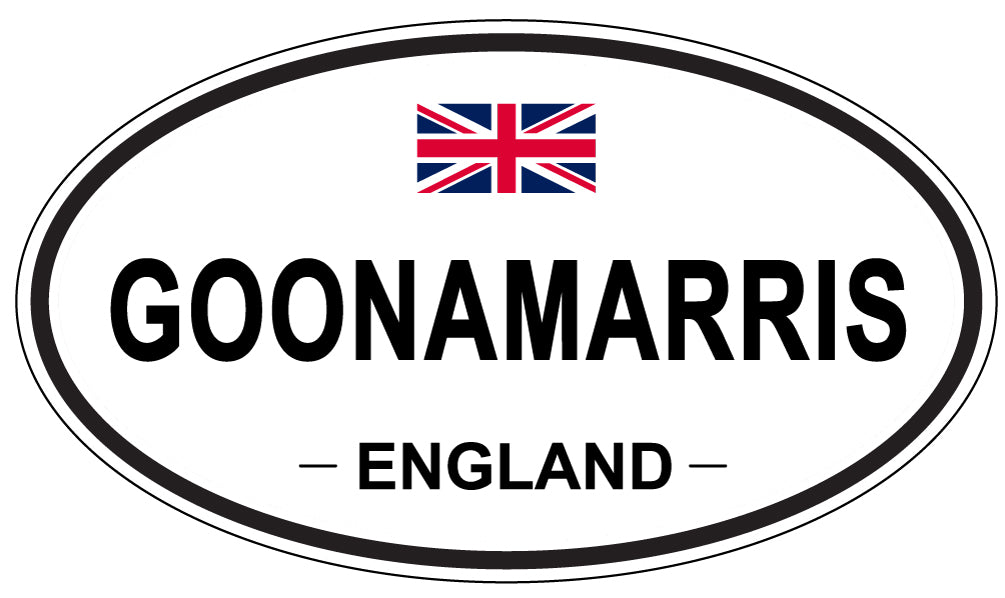 GOONAMARRIS, ENGLAND - Oval Sticker
