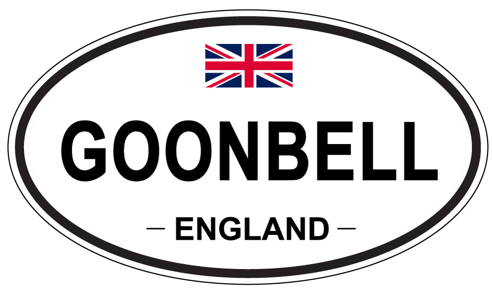 GOONBELL, England - Oval Magnet