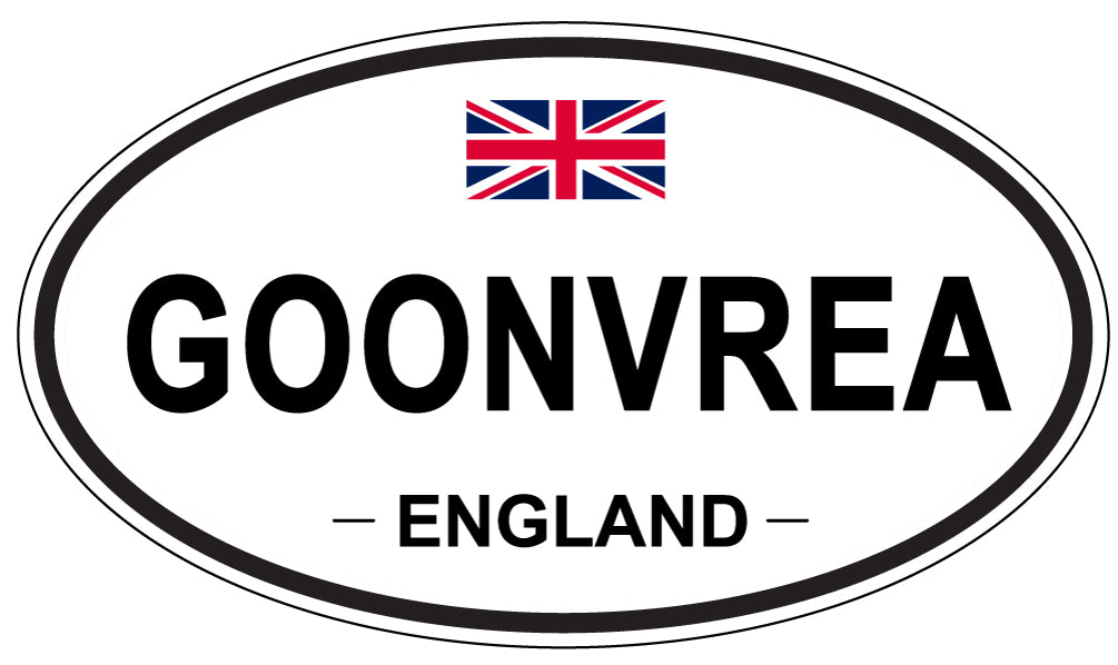GOONVREA, England - Oval Magnet