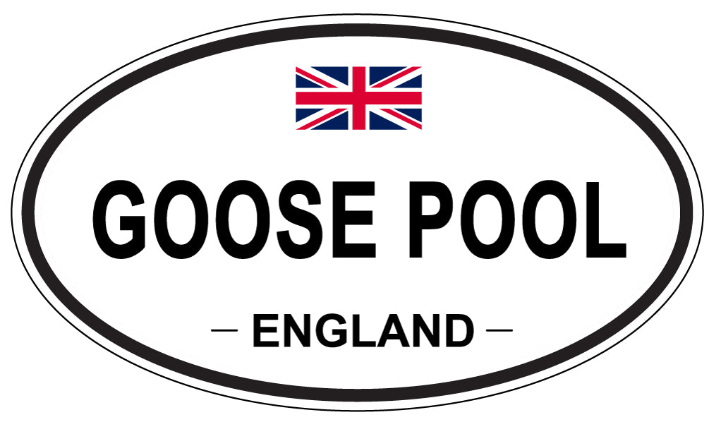 GOOSE POOL, England - Oval Magnet
