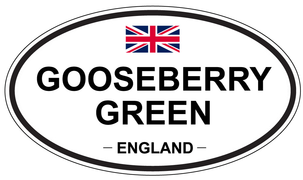 GOOSEBERRY GREEN, England - Oval Magnet