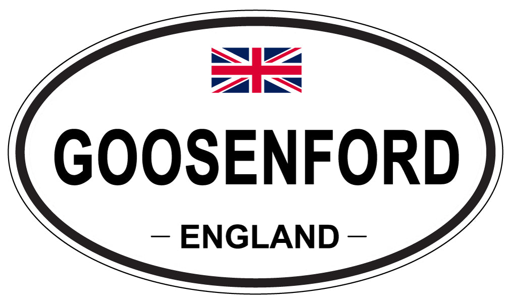 GOOSENFORD, England - Oval Magnet