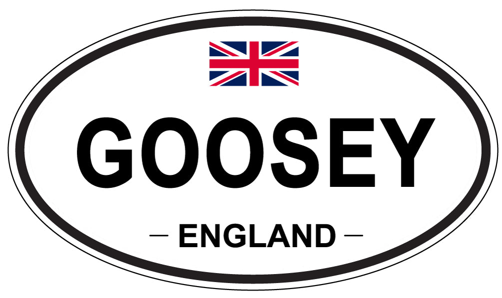 GOOSEY, ENGLAND - Oval Sticker