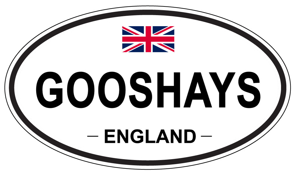 GOOSHAYS, England - Oval Magnet