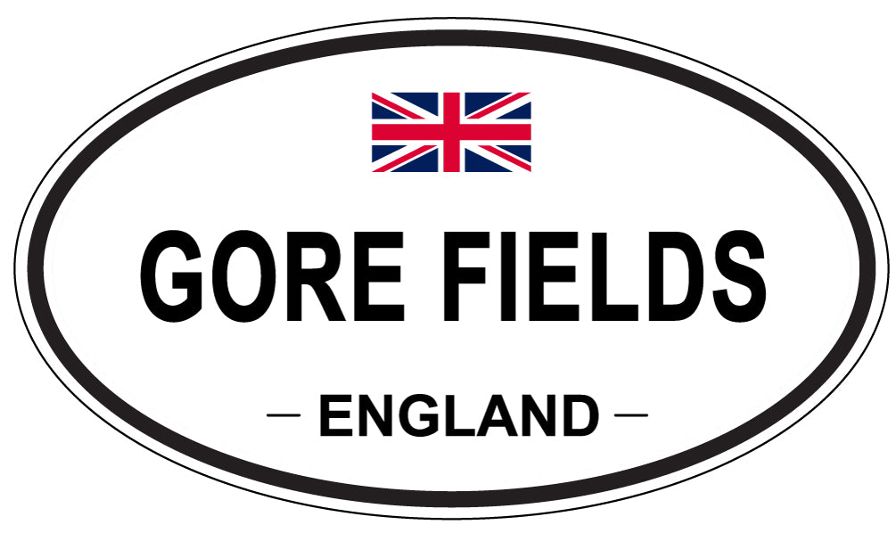 GORE FIELDS, England - Oval Magnet